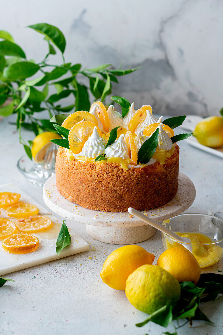 Lemon cheesecake