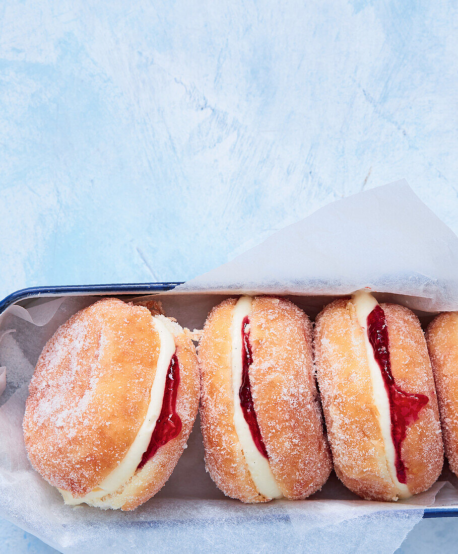 Marmeladen-Pudding-Donuts