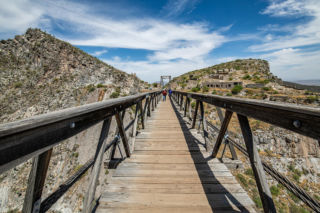 Puente de Ojuela , Historic gold mine and suspension bridge site in Durango , Mexico