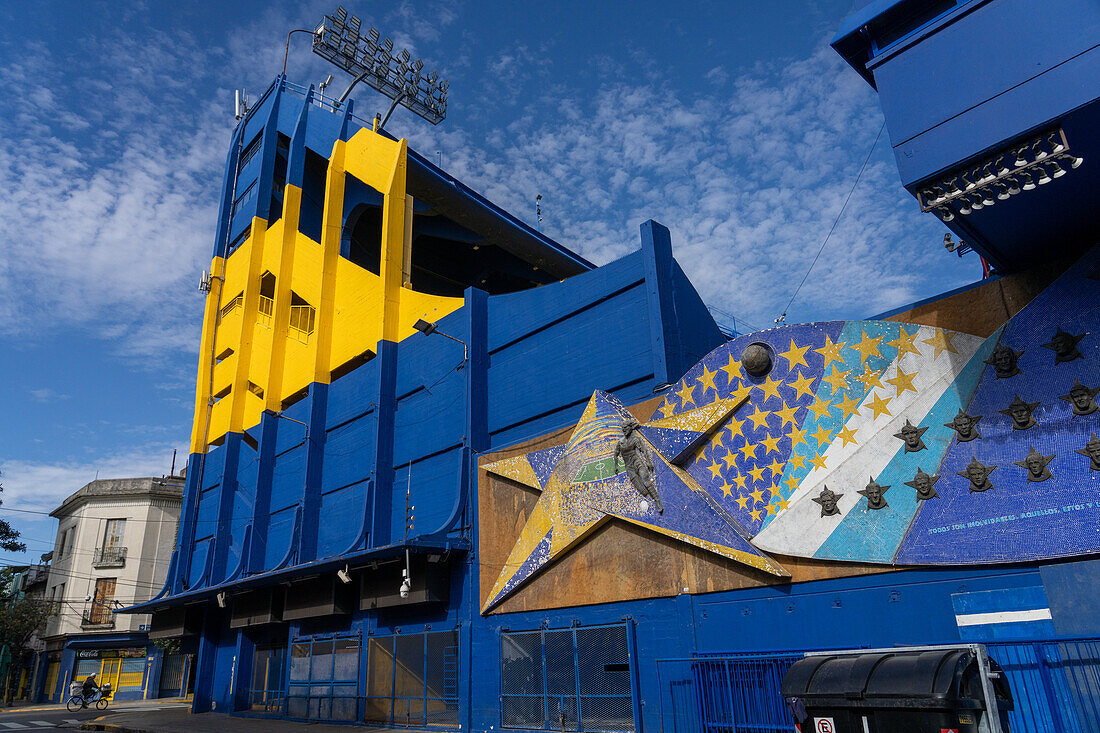 La Bombanera oder Estadio Alberto J. Armando, Heimat des Fußballvereins Boca Juniors. La Boca, Buenos Aires, Argentinien.