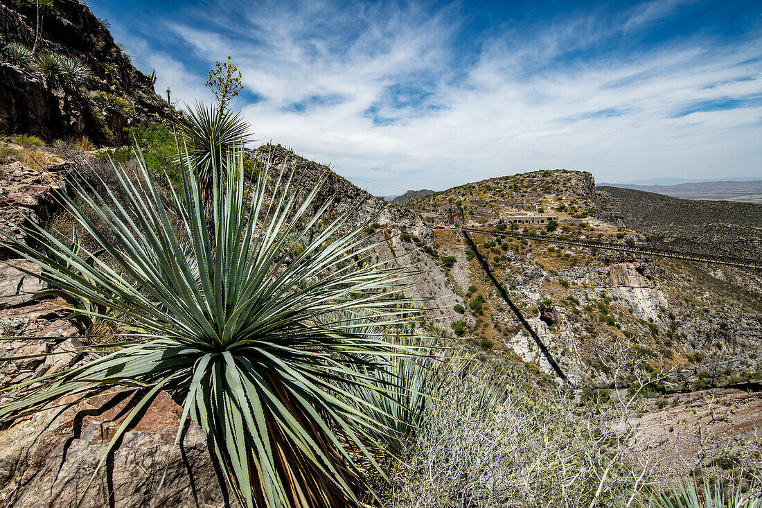 Puente de Ojuela , Historic gold mine and suspension bridge site in Durango , Mexico