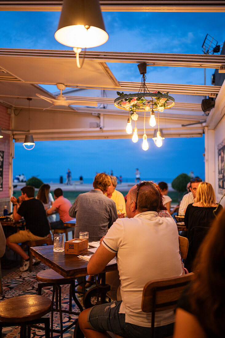 Restaurant La Arbica in Peñiscola, Castellon, Autonome Gemeinschaft Valencia, Spanien