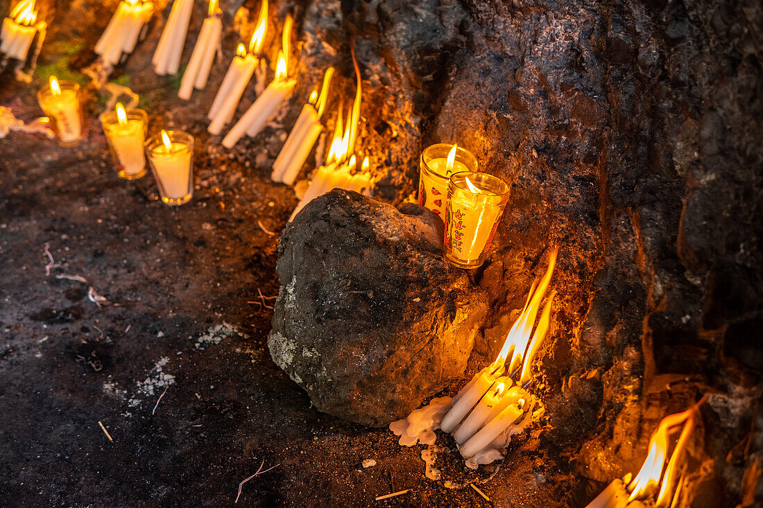 Ritual zur Enthexung einer Person San Juan Huehuetenango Guatemala