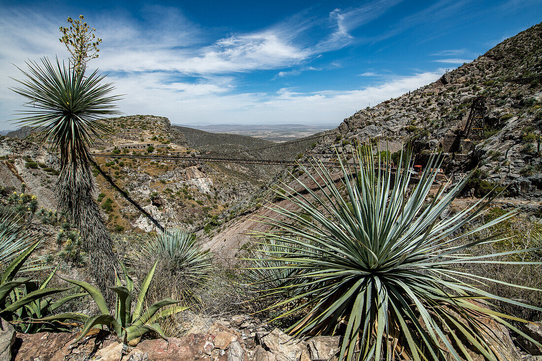 Puente de Ojuela , Historic gold mine and suspension bridge site in Durango , Mexico