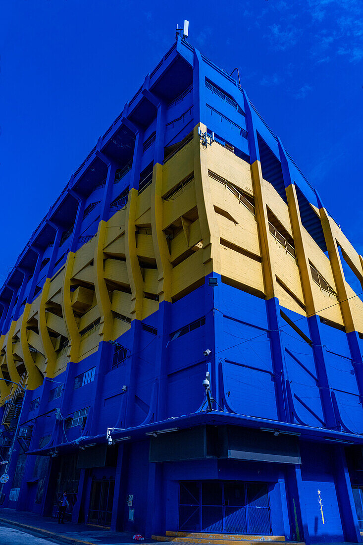 La Bombanera oder Estadio Alberto J. Armando, Heimat des Fußballvereins Boca Juniors. La Boca, Buenos Aires, Argentinien.