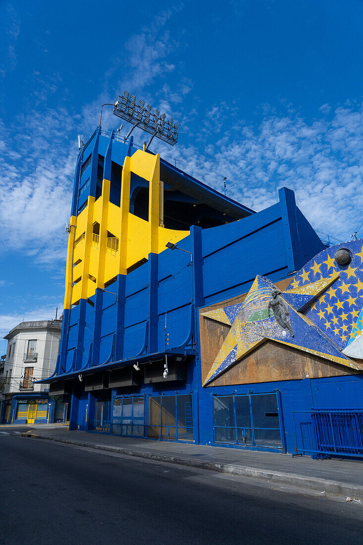 La Bombanera oder Estadio Alberto J. Armando, Heimat des Fußballvereins Boca Juniors. La Boca, Buenos Aires, Argentinien.