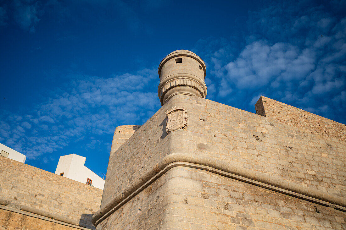 Die Burg Papa Luna in Peñiscola, Castellon, Valencianische Gemeinschaft, Spanien