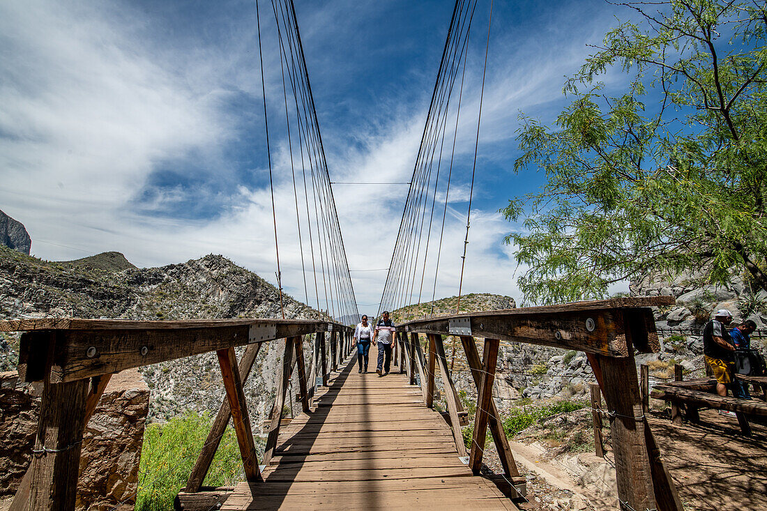 Puente de Ojuela , Historic gold mine and suspension bridge site in Durango , Mexico