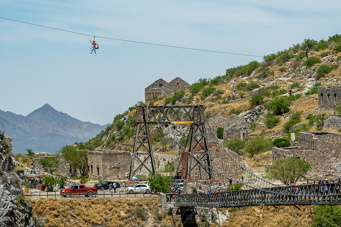 Puente de Ojuela , Historic gold mine and suspension bridge site in Durango , Mexico