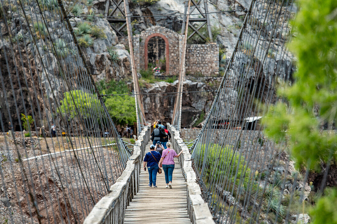 Puente de Ojuela , Historic gold mine and suspension bridge site in Durango , Mexico