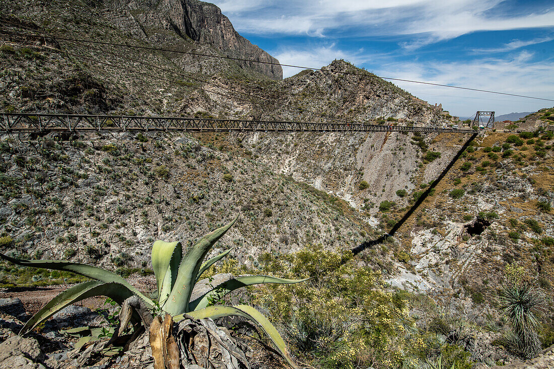 Puente de Ojuela , Historic gold mine and suspension bridge site in Durango , Mexico