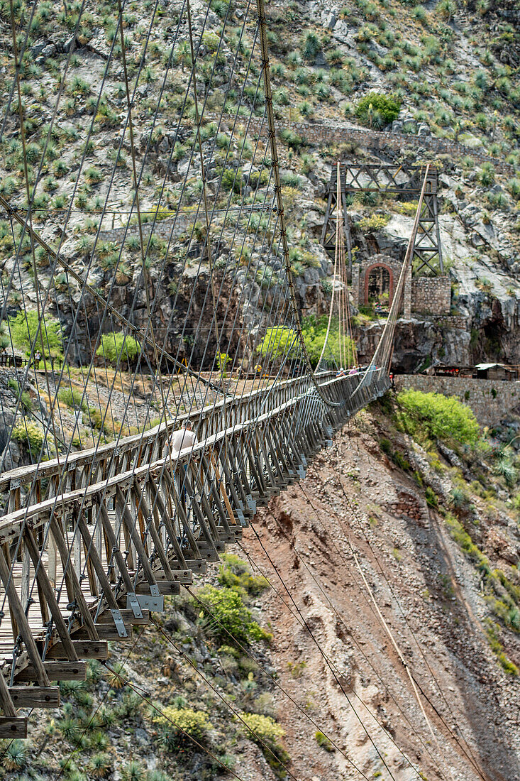 Puente de Ojuela , Historic gold mine and suspension bridge site in Durango , Mexico