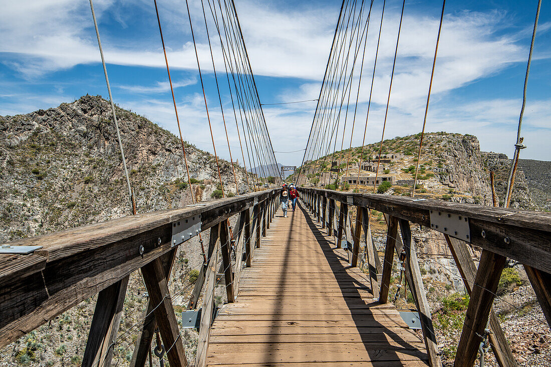 Puente de Ojuela , Historic gold mine and suspension bridge site in Durango , Mexico