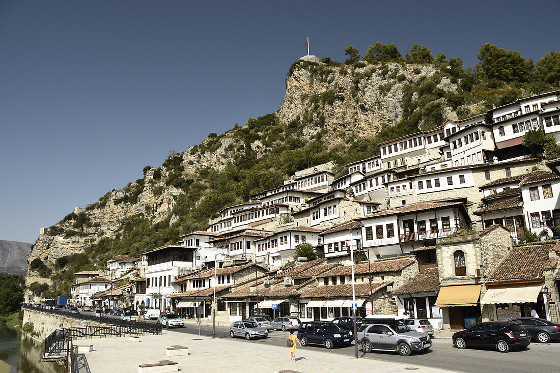 Altstadt, UNESCO-Weltkulturerbe, Berat, Albanien, Europa