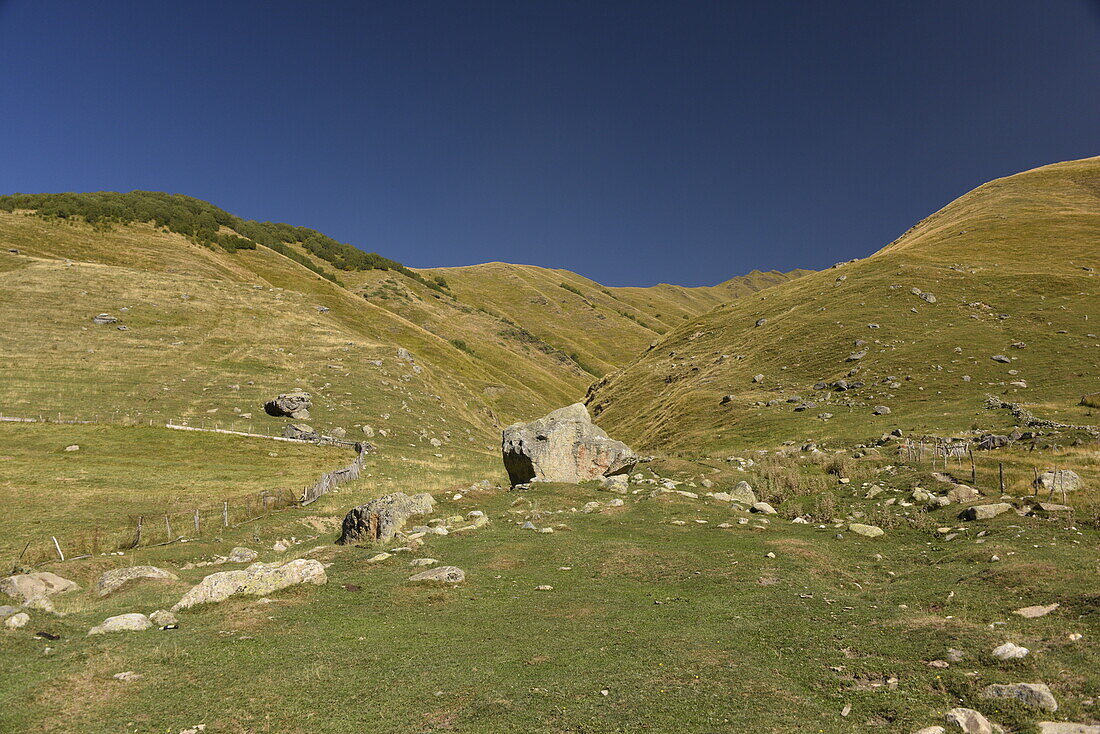 Picturesque landscape around Ushguli, Svaneti, Georgia, Central Asia, Asia