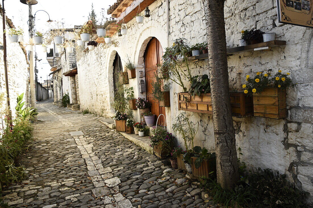 Altstadt, UNESCO-Weltkulturerbe, Berat, Albanien, Europa