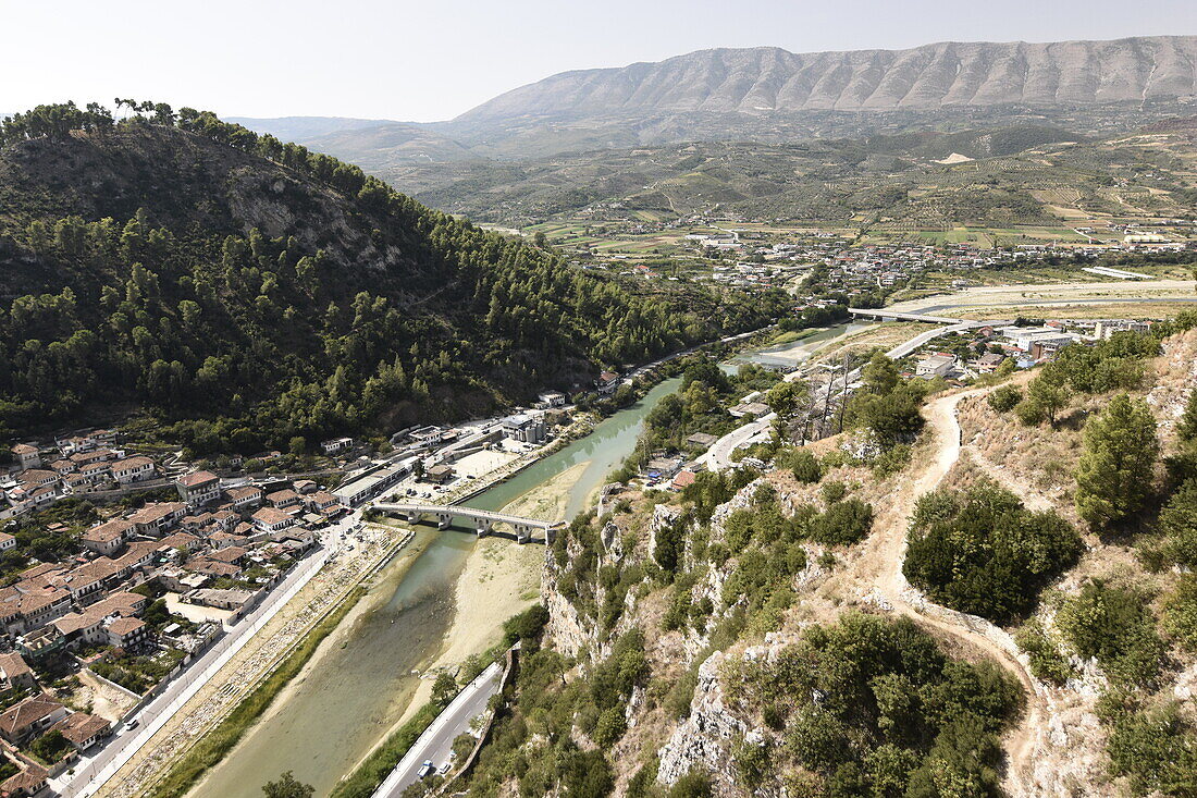 Altstadt, UNESCO-Weltkulturerbe, Berat, Albanien, Europa