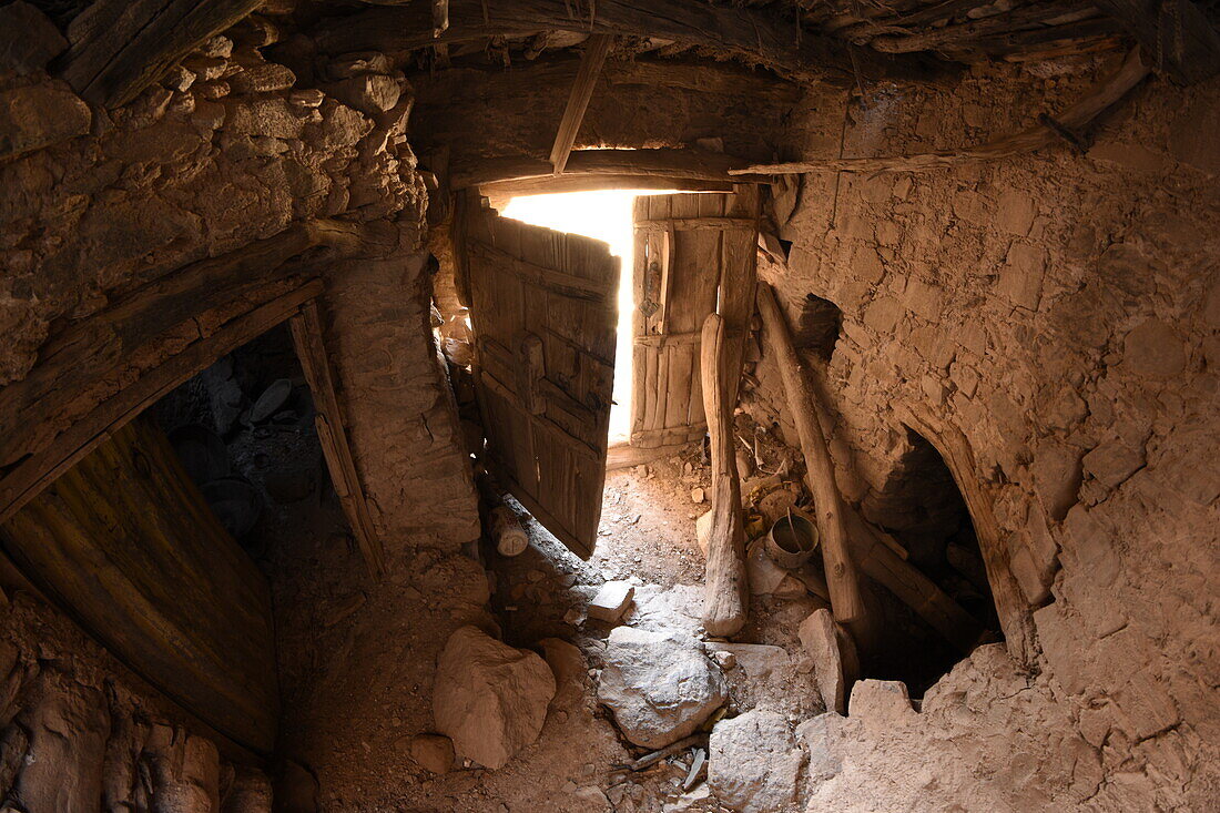 The abandoned village of Amassine, Anti-Atlas, Morocco, North Africa, Africa