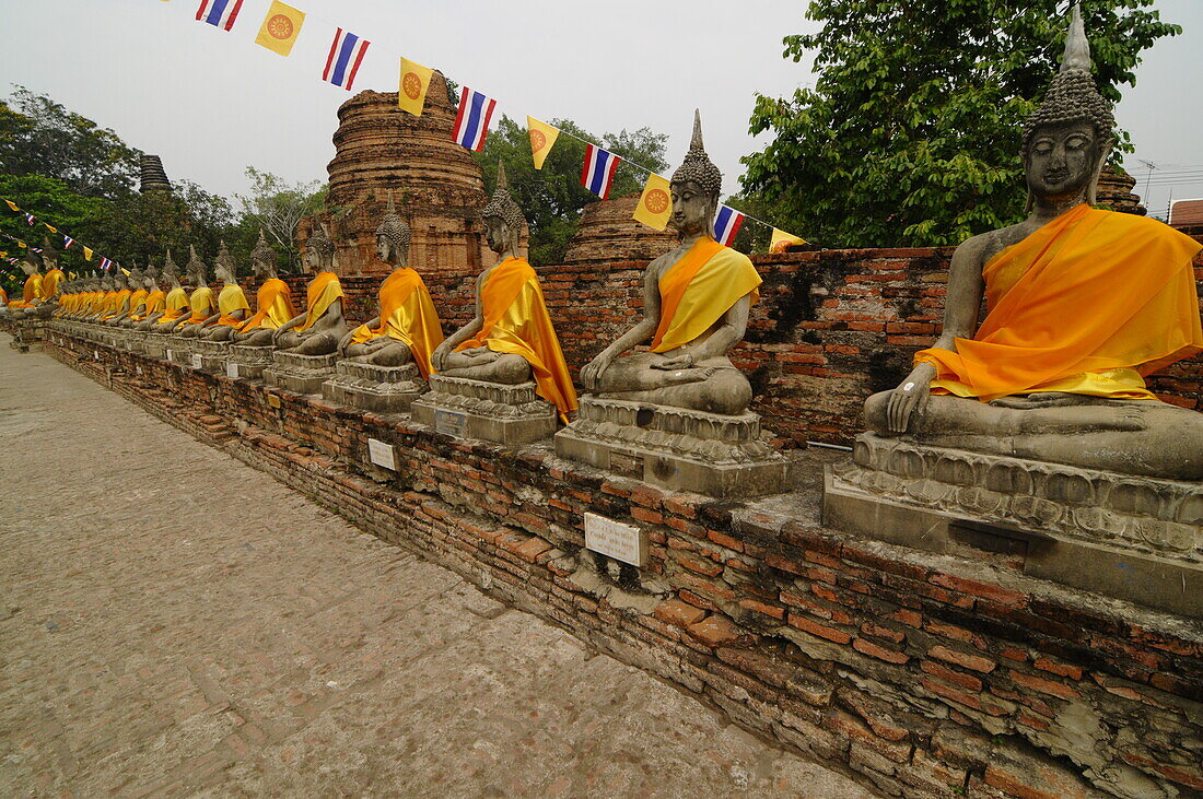 Wat Yai Chai Mongkhon, Ayutthaya, UNESCO World Heritage Site, Thailand, Southeast Asia, Asia