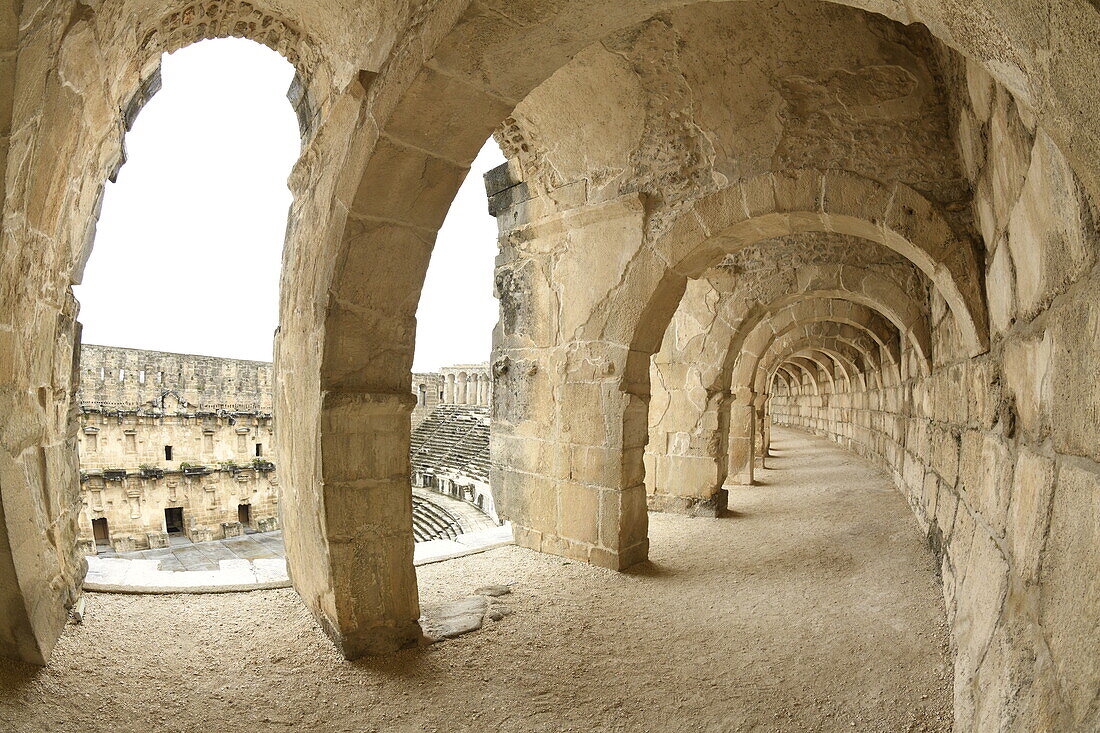 Antike Stadt Hierapolis, Pamukkale, UNESCO-Welterbestätte, Anatolien, Türkei, Kleinasien, Asien