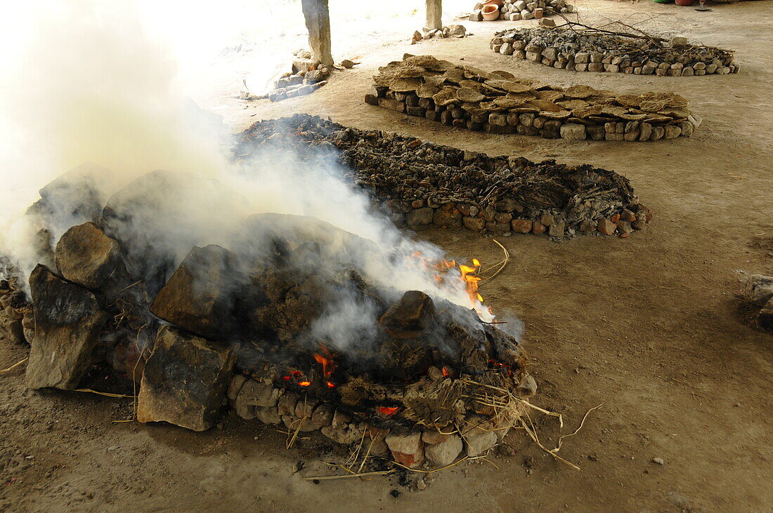 Hindu cremation, funeral pyre, Tiruchirappali, Tamil Nadu, India, Asia