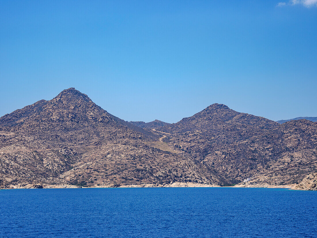 Coast of Ios Island, Cyclades, Greek Islands, Greece, Europe