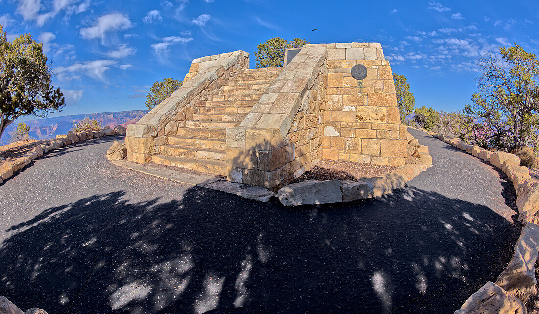 The Powell Memorial at Grand Canyon National Park, Arizona, United States of America, North America