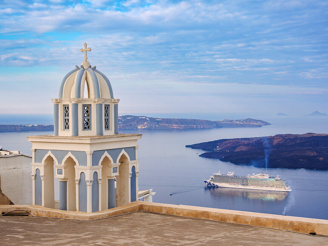 Catholic Church of Saint Mark the Evangelist, Fira, Santorini (Thira) Island, Cyclades, Greek Islands, Greece, Europe