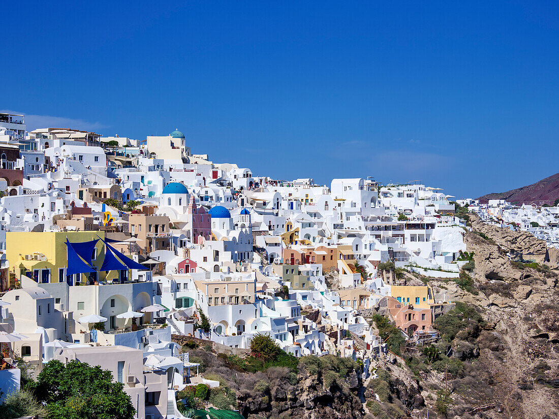 Dorf Oia, Insel Santorin (Thira), Kykladen, Griechische Inseln, Griechenland, Europa