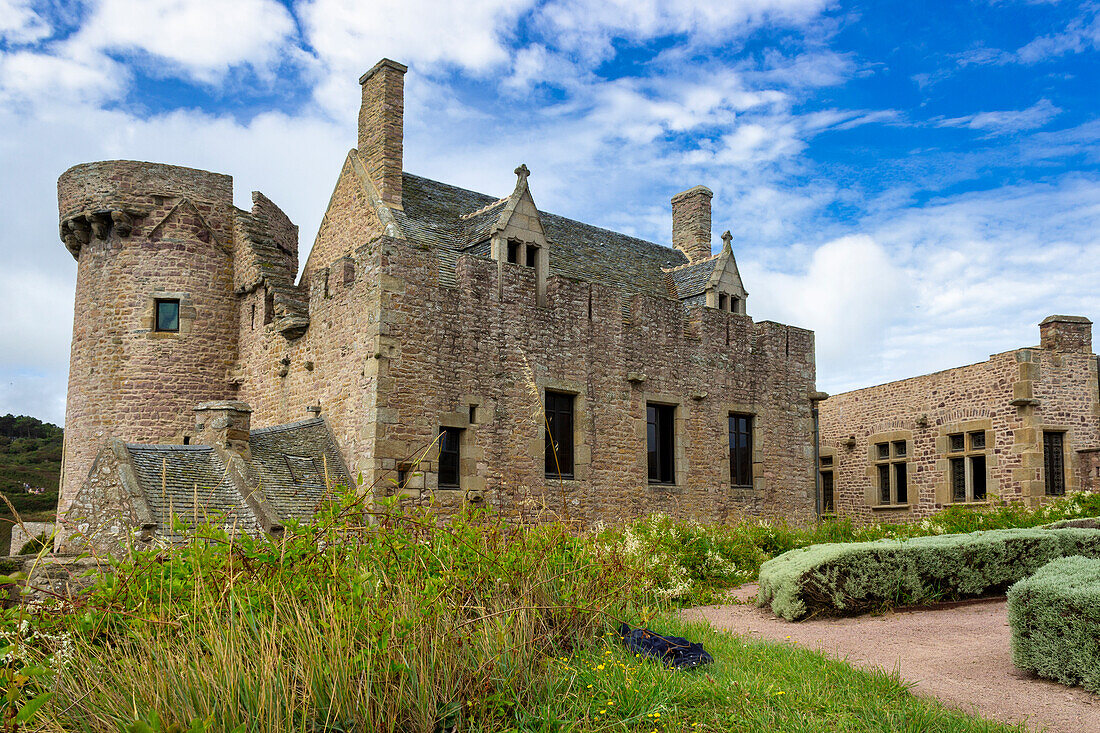 Chateau de La Roche Goyon, Fort la Latte, Plevenon, Cotes-d'Armor, Bretagne, Frankreich, Europa