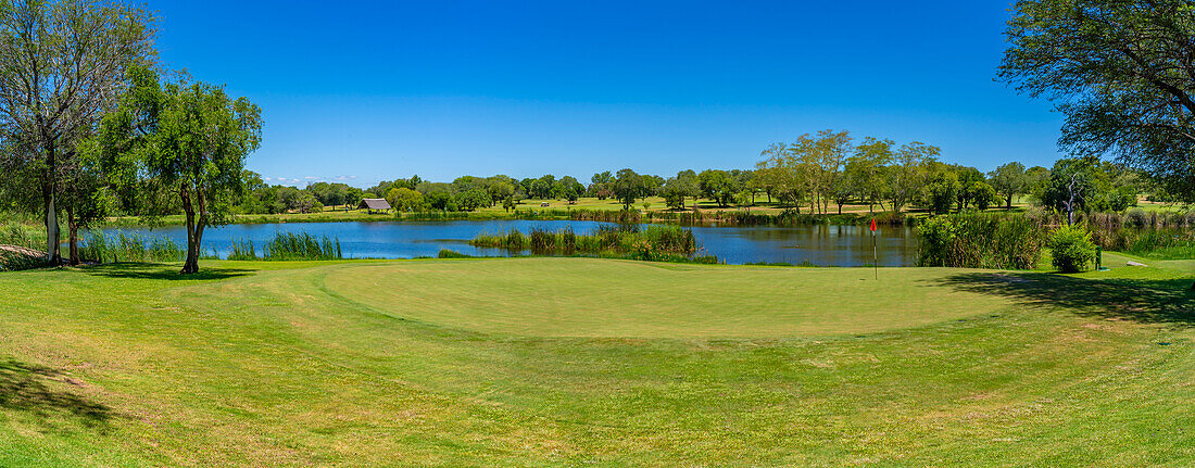 View of Skukuza Golf Course in Kruger National Park, South Africa, Africa