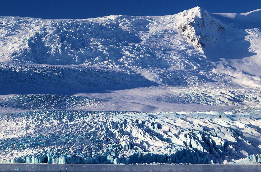 Fjallsarlon Glacier, Vatnajokull National Park, southern Iceland, Polar Regions