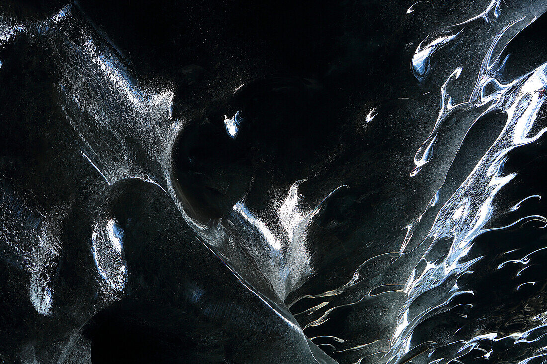 Glacier interior, Vatnajokull National Park, southern Iceland, Polar Regions