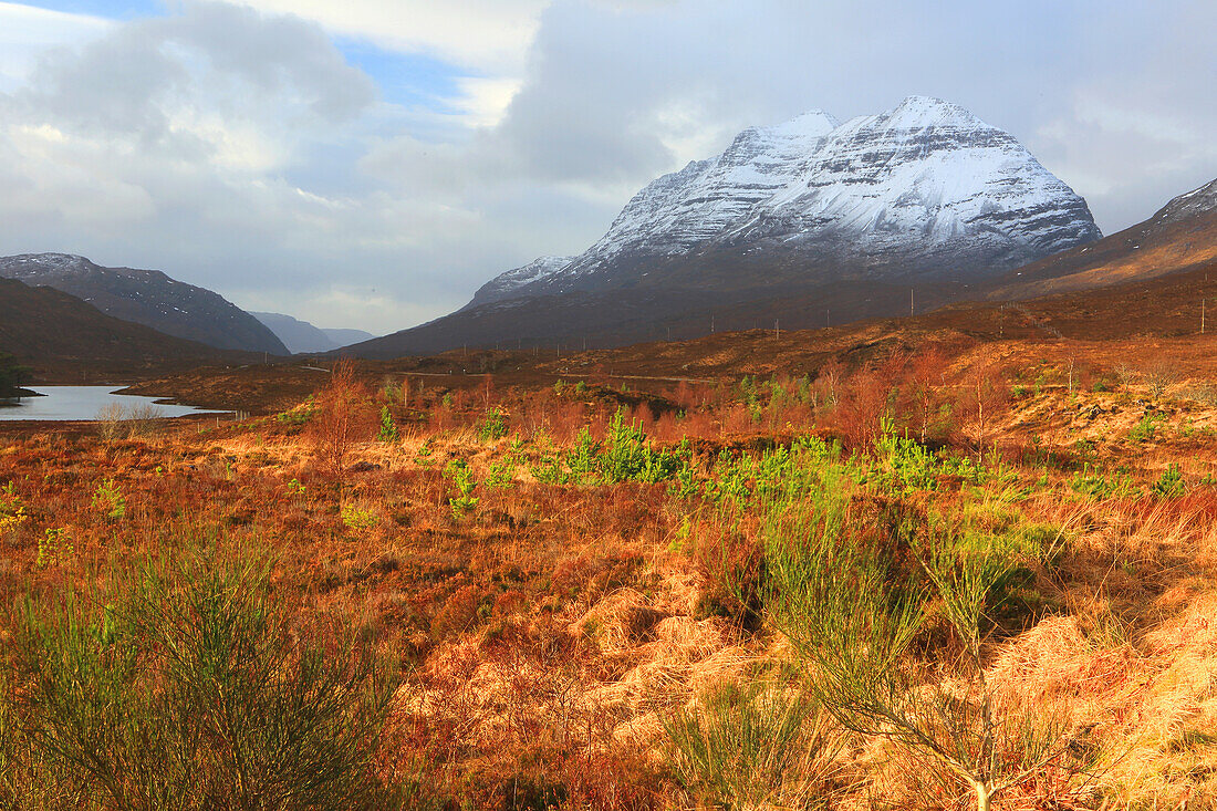 Liathach and Glen Torridon, North West Highlands, Scotland, United Kingdom, Europe