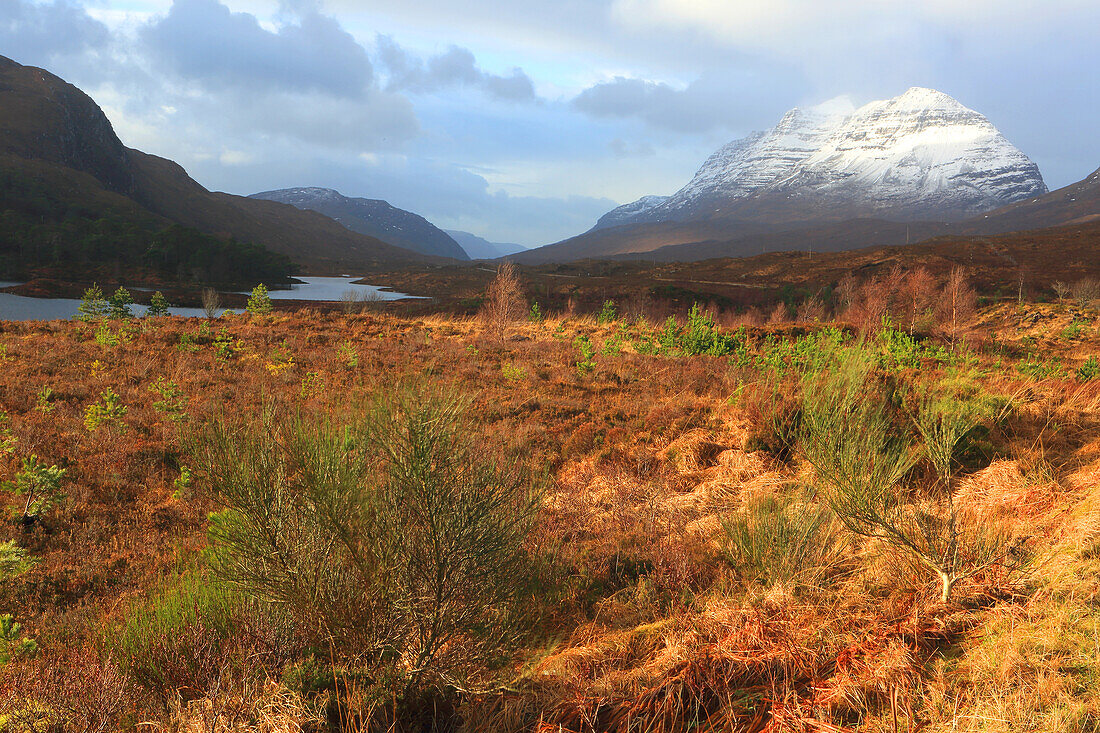 Liathach and Glen Torridon, North West Highlands, Scotland, United Kingdom, Europe