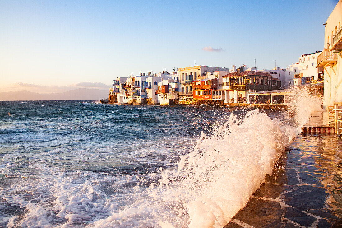 Beautiful island of Mykonos, Cyclades, Greek Islands, Greece, Europe