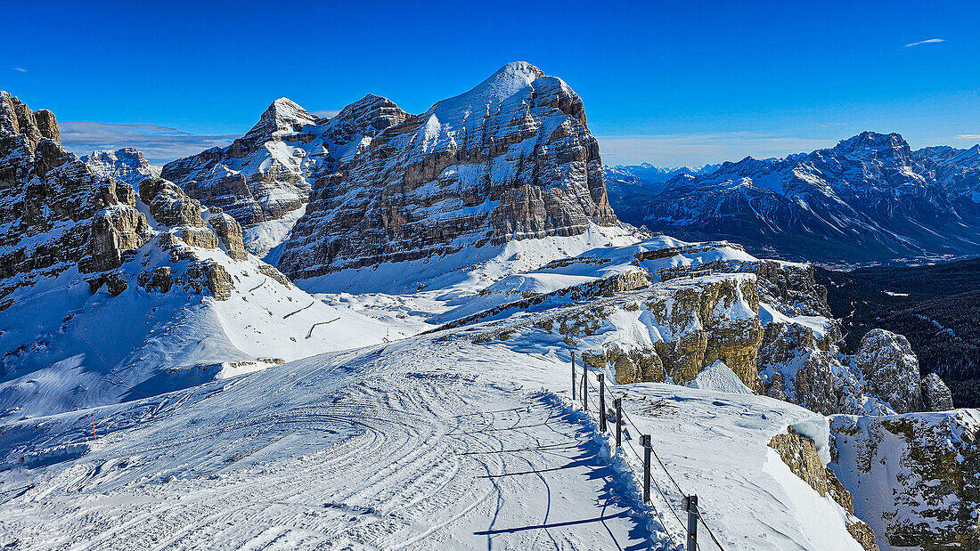 Berg Lagazuoi, Naturpark Ampezzaner Dolomiten, UNESCO-Welterbe, Venetien, Dolomiten, Italien, Europa