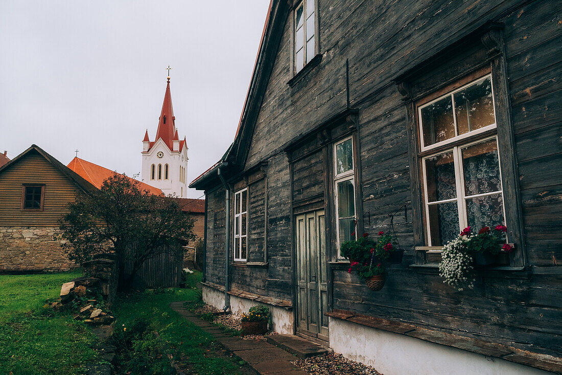 Die mittelalterliche Altstadt von Cesis, Cesis, Lettland, Baltikum, Europa