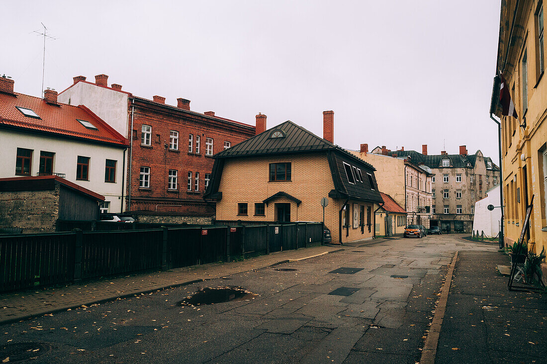 Die mittelalterliche Altstadt von Cesis, Cesis, Lettland, Baltikum, Europa