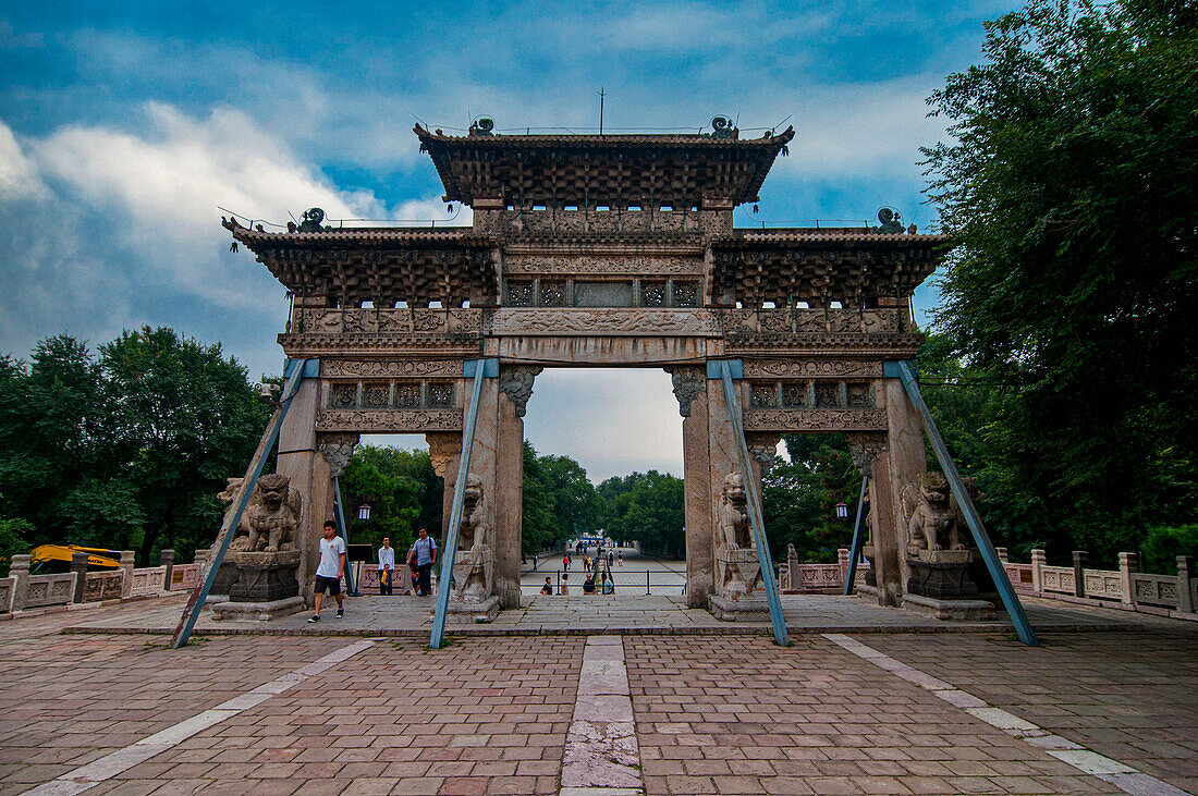 Das Zhaoling-Grab der Qing-Dynastie (Das Nordgrab), UNESCO-Welterbestätte, Shenyang, Liaoning, China, Asien