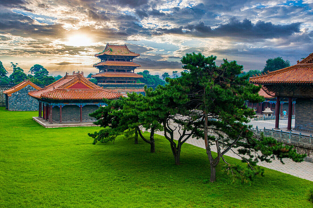 Das Zhaoling-Grab der Qing-Dynastie (Das Nordgrab), UNESCO-Welterbestätte, Shenyang, Liaoning, China, Asien