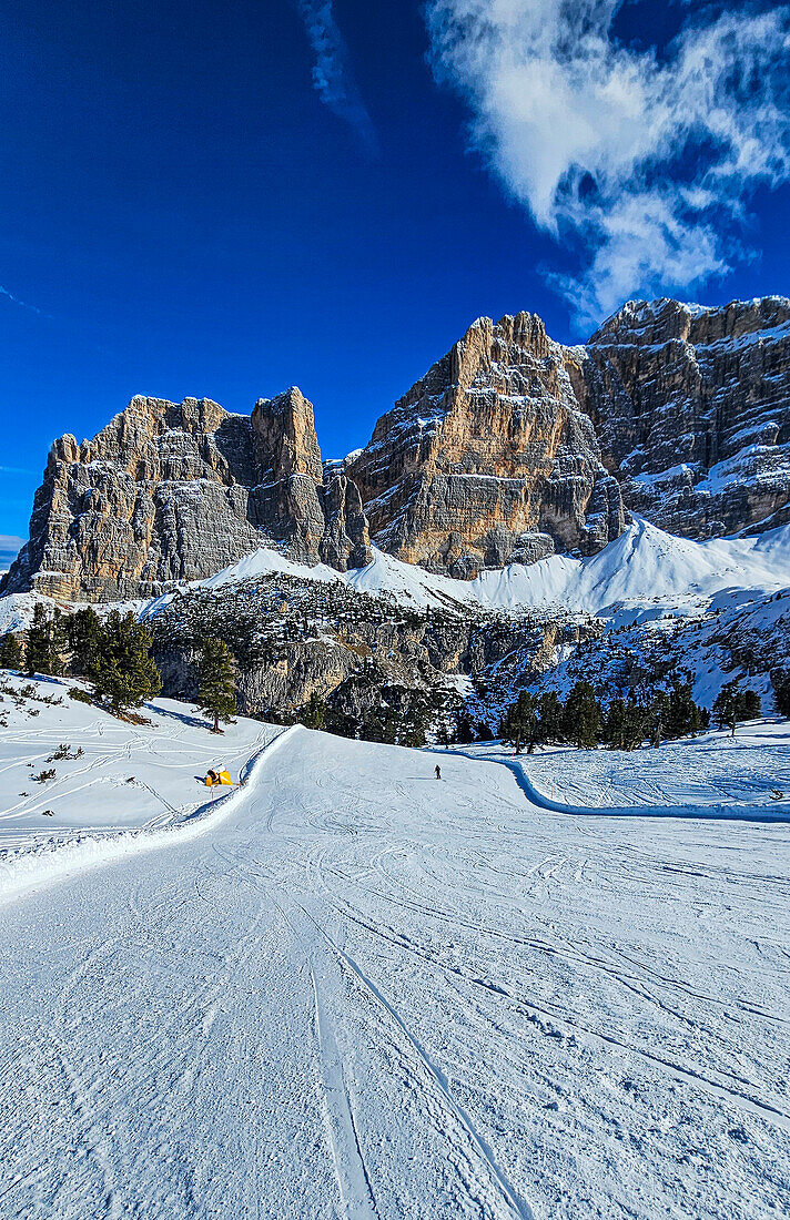 Berg Lagazuoi, Naturpark Ampezzaner Dolomiten, UNESCO-Weltnaturerbe, Dolomiten, Venetien, Italien, Europa