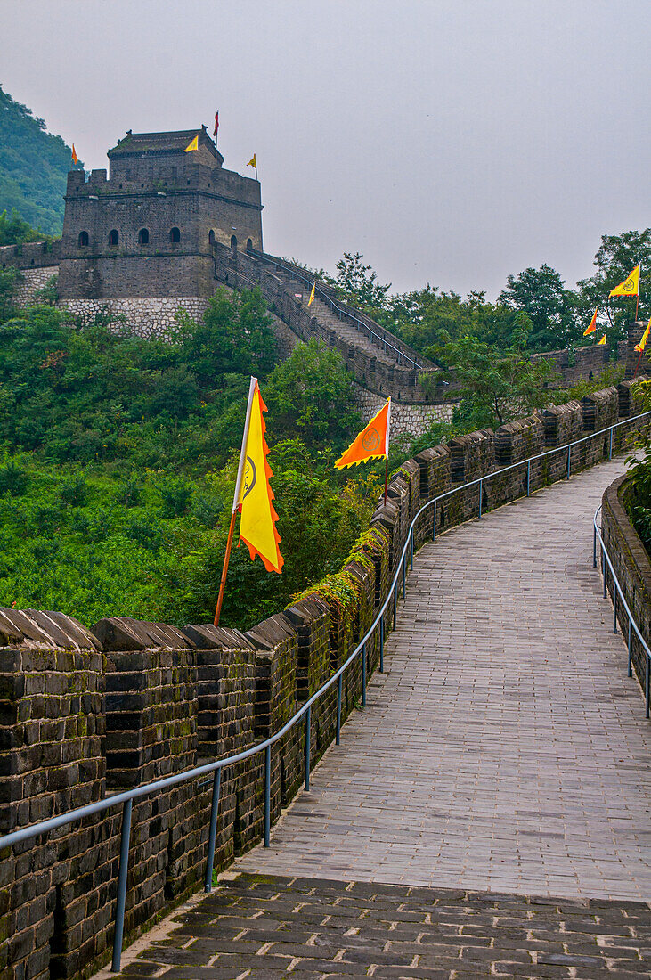 Die Große Mauer am Tigerberg, UNESCO-Weltkulturerbe, in Dandong, Liaoning, China, Asien