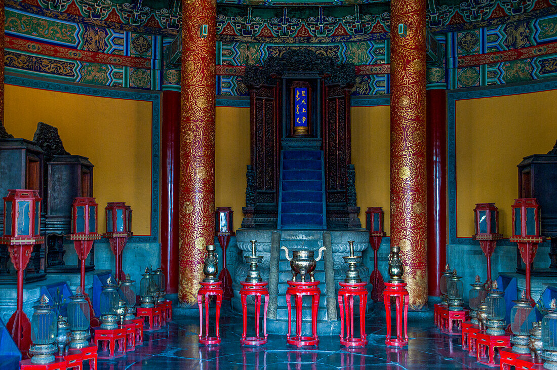 Der Erntedanktempel (Himmelstempel), UNESCO-Weltkulturerbe, Peking, China, Asien