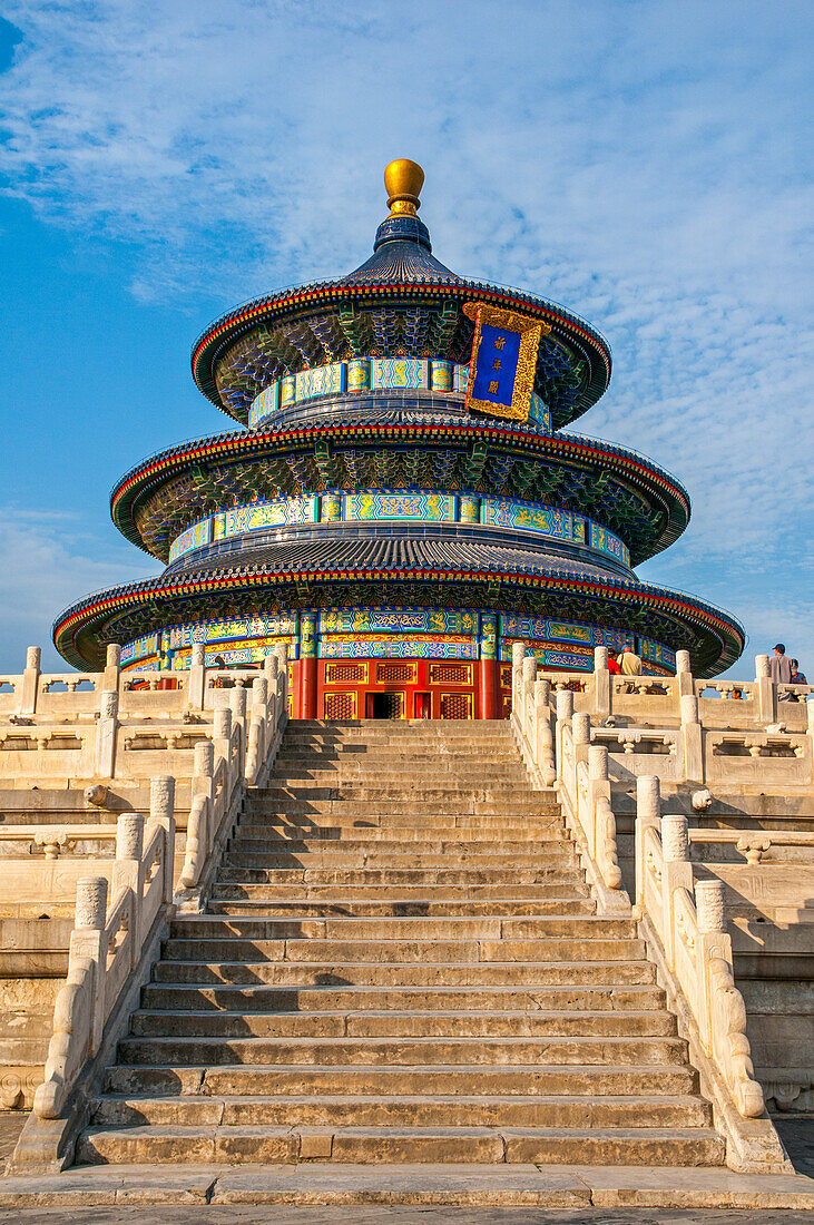 Der Erntedanktempel (Himmelstempel), UNESCO-Weltkulturerbe, Peking, China, Asien