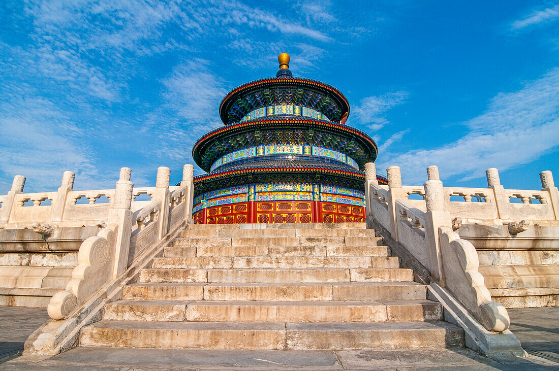 Der Erntedanktempel (Himmelstempel), UNESCO-Weltkulturerbe, Peking, China, Asien