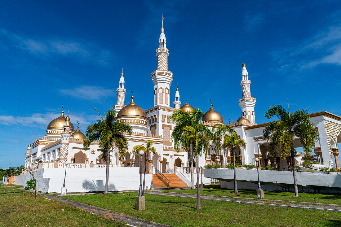 Sultan Hassanal Bolkiah Masjid, Cotabato City, Autonome Region Bangsamoro in Muslim Mindanao, Philippinen, Südostasien, Asien