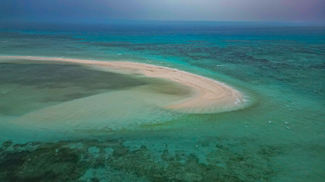 Luftaufnahme des Taketomi Island National Park, Ishigaki, Yaeyama Inselgruppe, Japan, Asien