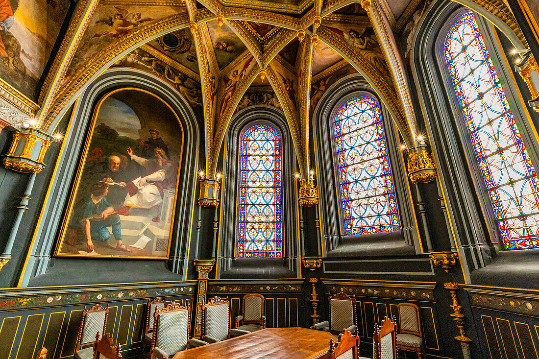 The Renaissance Chapel in The Baron Gerard Museum of Art and History, Bayeux, Normandy, France, North West Europe