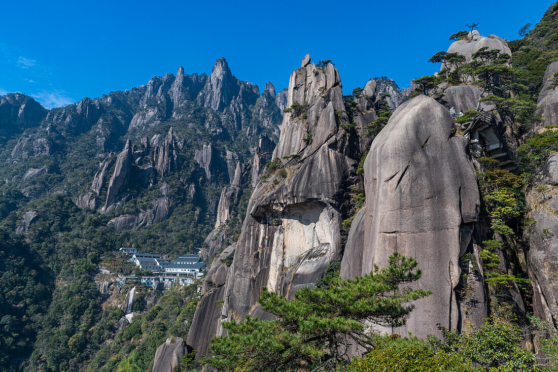 Der taoistische Berg Sanqing, UNESCO-Weltkulturerbe, Jiangxi, China, Asien